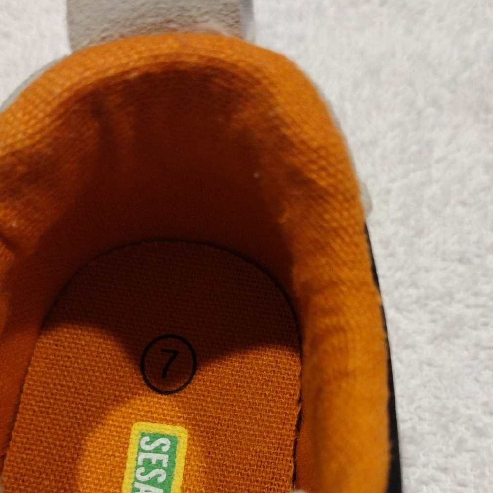 Sesame Street Kids Sneakers - Black, Orange, and Tan - Picture 3 of 5
